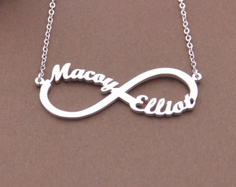 Infinity Name Necklace-Personalized Gift for girlfriend