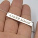 see more listings in the Engraved/Bar necklace section