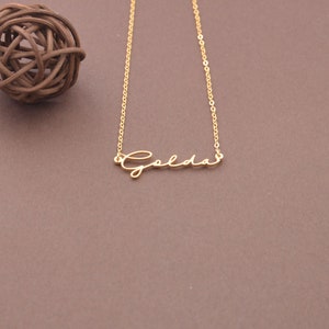 Gold Name necklace-my name necklace-Custom Name necklace for image 7