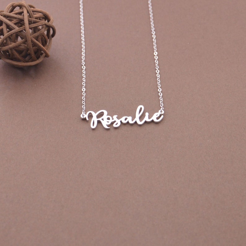 Custom Name Necklace-Name Jewelry-Personalized Mother's image 1