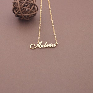 Custom Name necklace-handmade name chain-Christmas gift for image 4