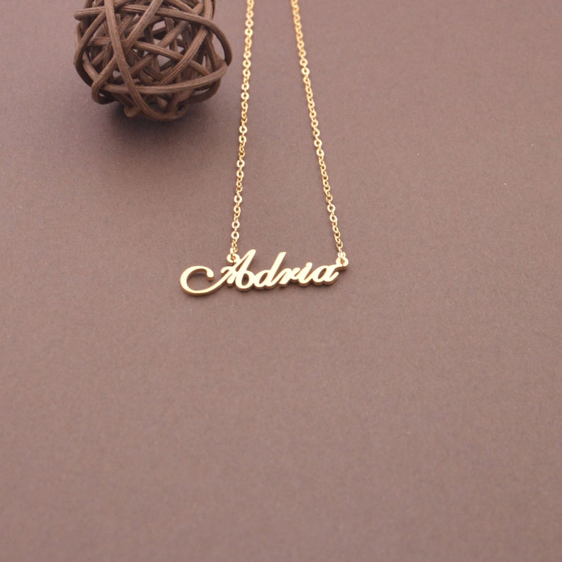 Custom Name necklace-name chain-Christmas gift for new friend,Teacher image 8
