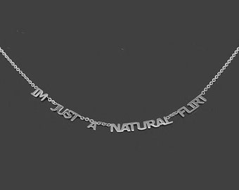 word Necklace ,Custom Word Necklace, Personalized Words Necklace 925 Sterling Silver - Custom Made Any Words