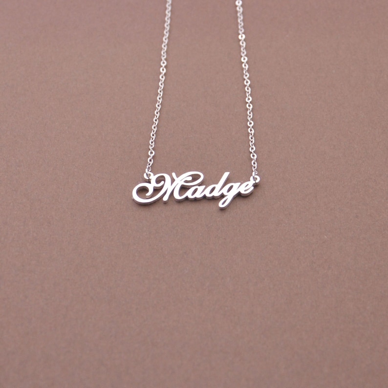 Customized name necklace-nameplate necklace jewelry gifts-customized Gifts for kids,Babies image 1