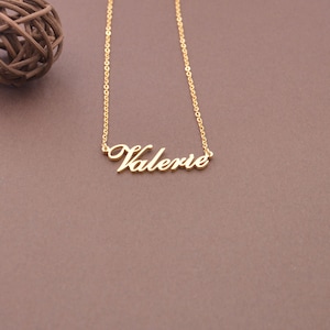Gold Name necklace-my name necklace-Custom Name necklace for image 2