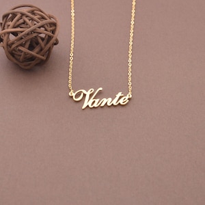 Gold Name necklace-my name necklace-Custom Name necklace for image 1
