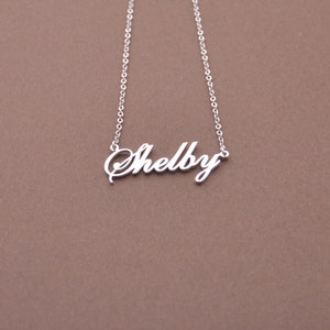 Customized name necklace-nameplate necklace jewelry gifts-customized Gifts for kids,Babies image 4