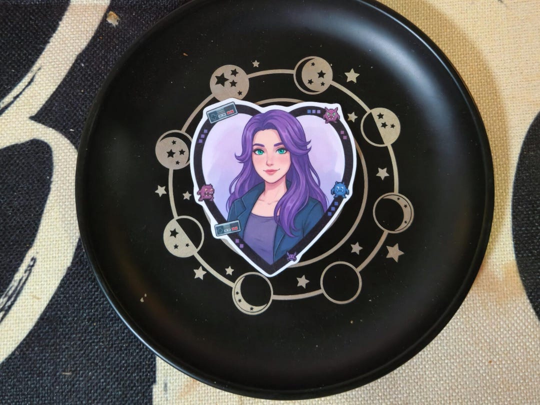 Stardew Valley Abigail Sticker Fan Art Portrait - Etsy