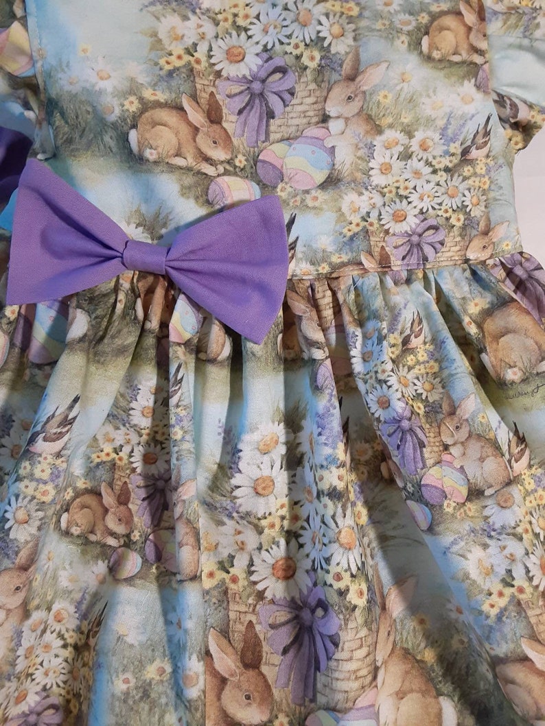USA BabyCuteBaby.etsy.com Easter Dress Easter Bunny Dress 1st Easter Dress Spring Summer Party Dress Little Girls Easter Dress 3mo to 5 yr