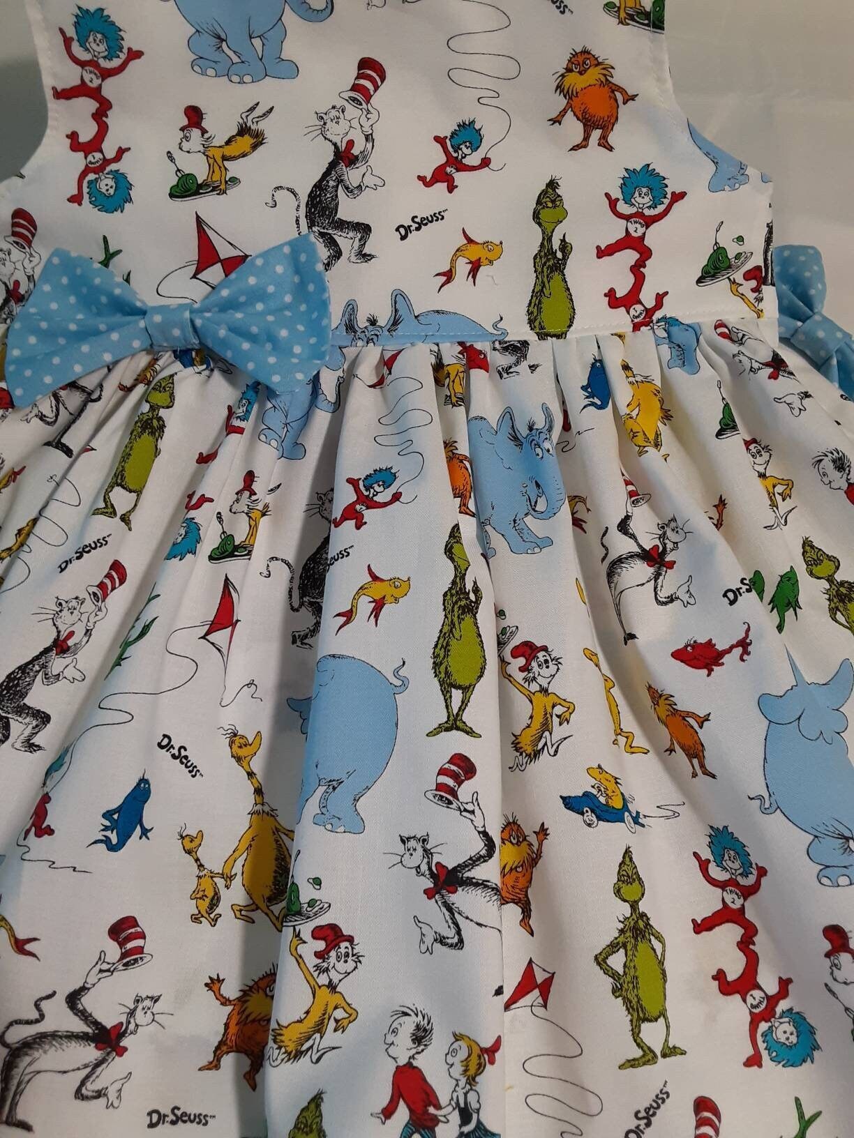 Hat Dr. Seuss Dress 1st Birthday Dress 