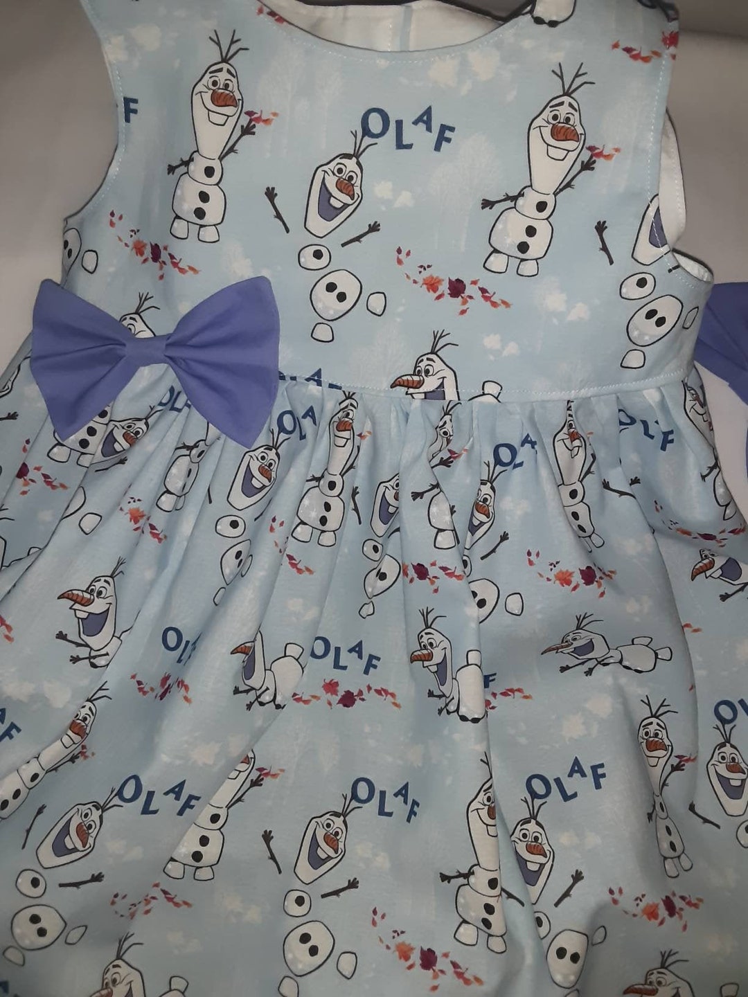 Frozen Olaf Dress 1st Birthday OLAF Party Dress Blue Disney Etsy