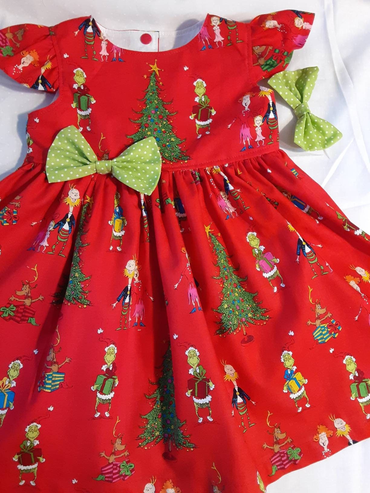 white christmas dresses Eleanor Rose 3-4t Paisley Apron Dress- LN