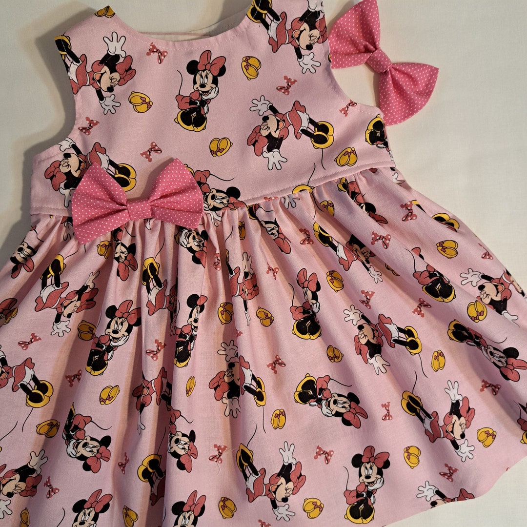Minnie Mouse Dress Pink Minnie Birthday Party Character Minnie Mouse ...
