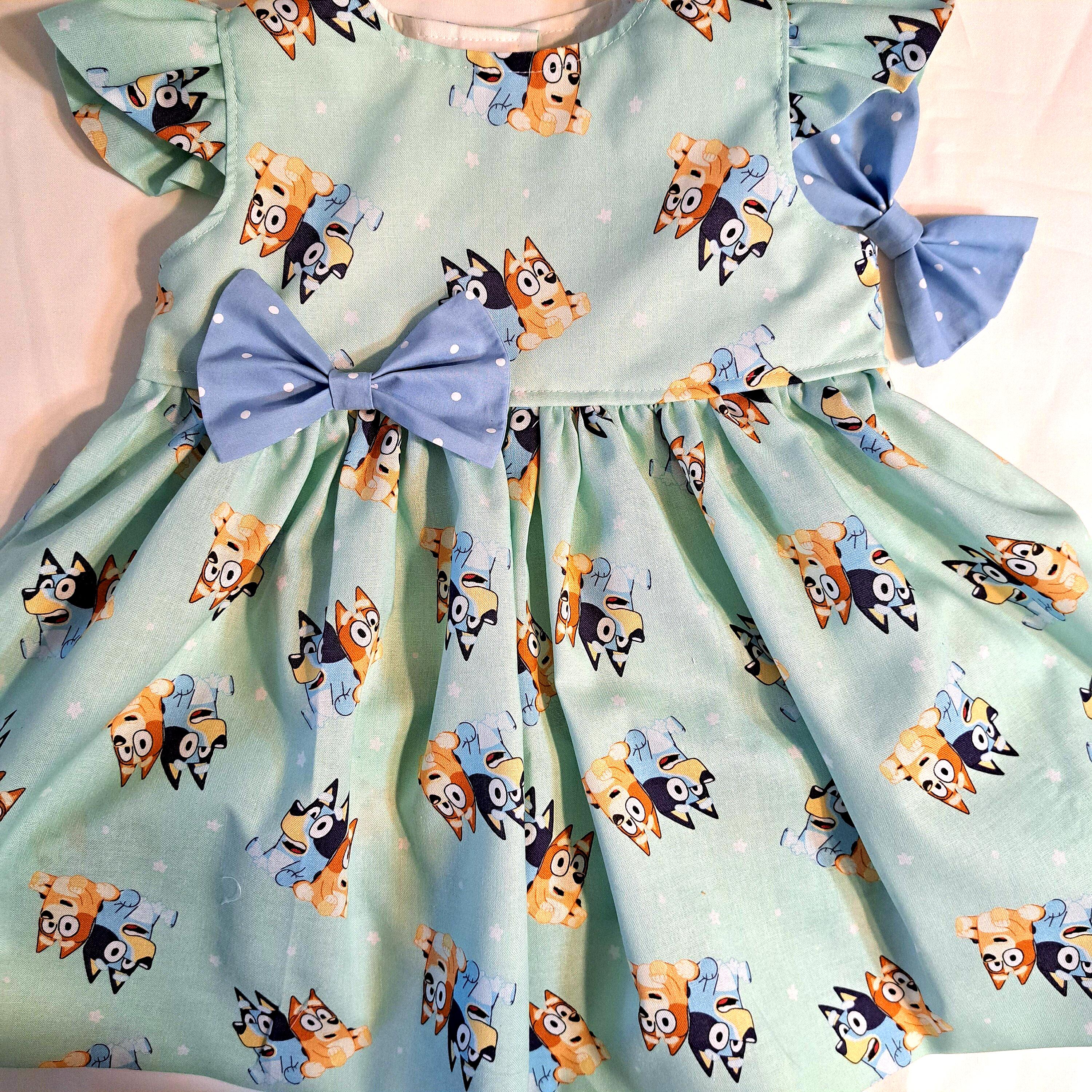 BLUEY BINGO MINT Green Dress Bluey & Bingo Dog Bluey Birthday Party Dress 1st Birthday Bluey Dress Sleeveless or Flutter Sleeve 3mo to 7yr - Etsy Canada BLUEY BINGO MINT Green Dress Bluey & Bingo Dog Bluey Birthday Party Dress 1st Birthday Bluey Dress Sleeveless or Flutter Sleeve 3mo to 7yr - Etsy Canada
