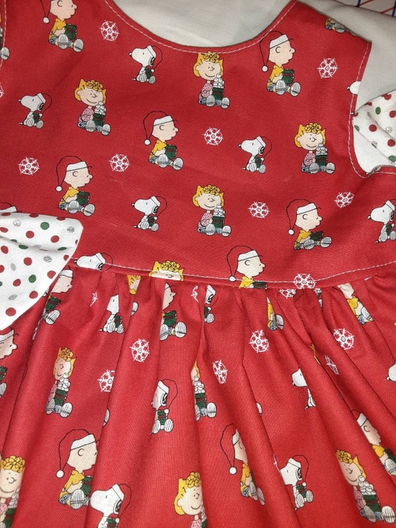 white christmas dresses Tiny Snoopy Santa Outfit Kit main image 0