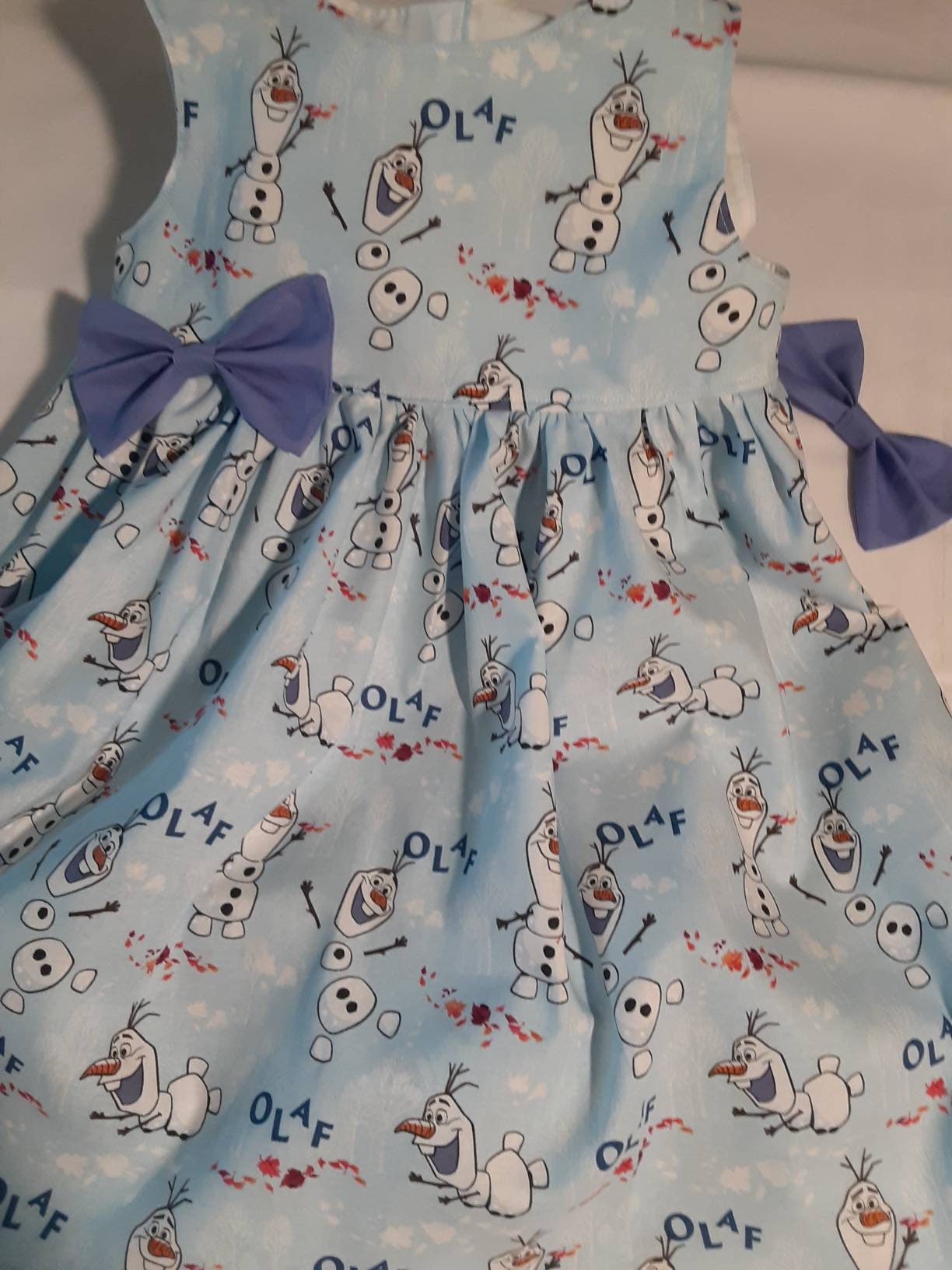 Frozen Olaf Dress 1st Birthday OLAF Party Dress Blue Disney Etsy