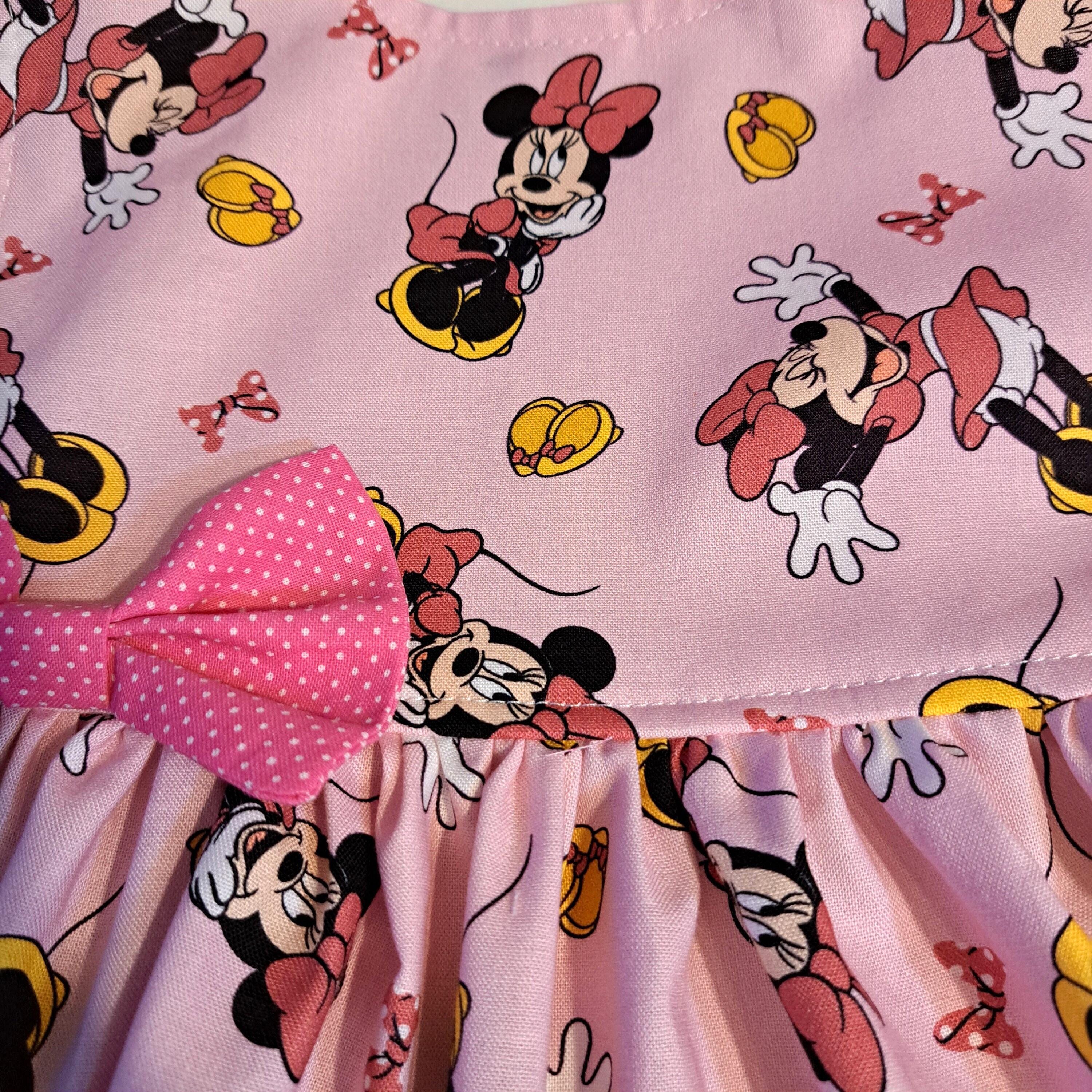 Minnie Mouse Dress Pink Minnie Birthday Party Character Minnie Mouse Dress  1st Birthday Flutterorsleeveless Disney Vacation Party Photoshoot - Etsy