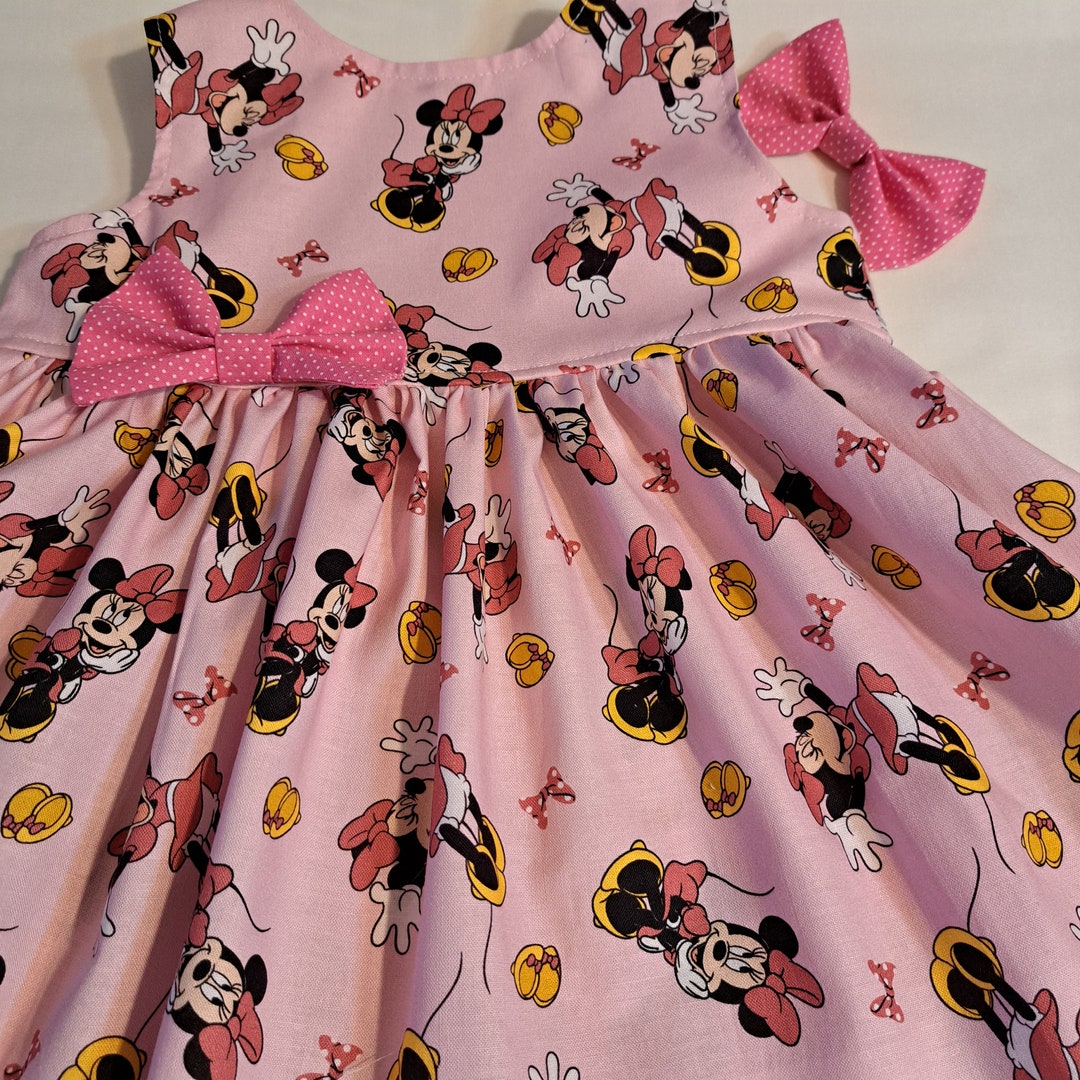 Minnie Mouse Dress Pink Minnie Birthday Party Character Minnie Mouse ...