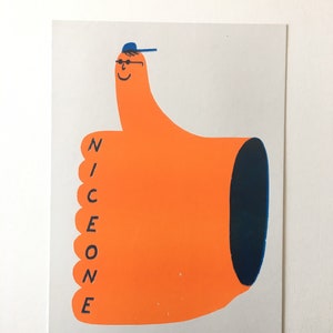 Schöner Daumen Risoprint