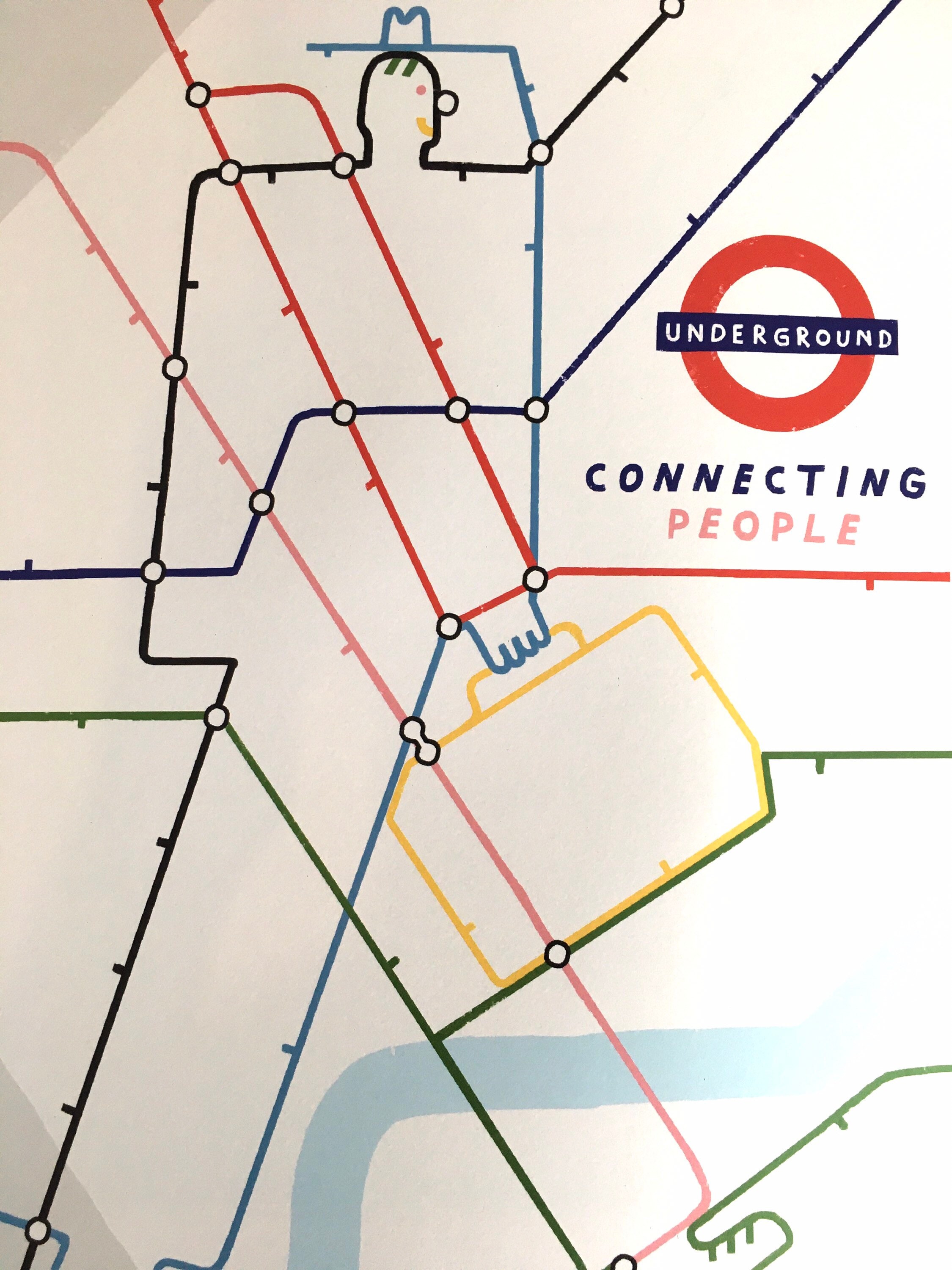 Large London Underground Poster (A2) - Etsy Canada