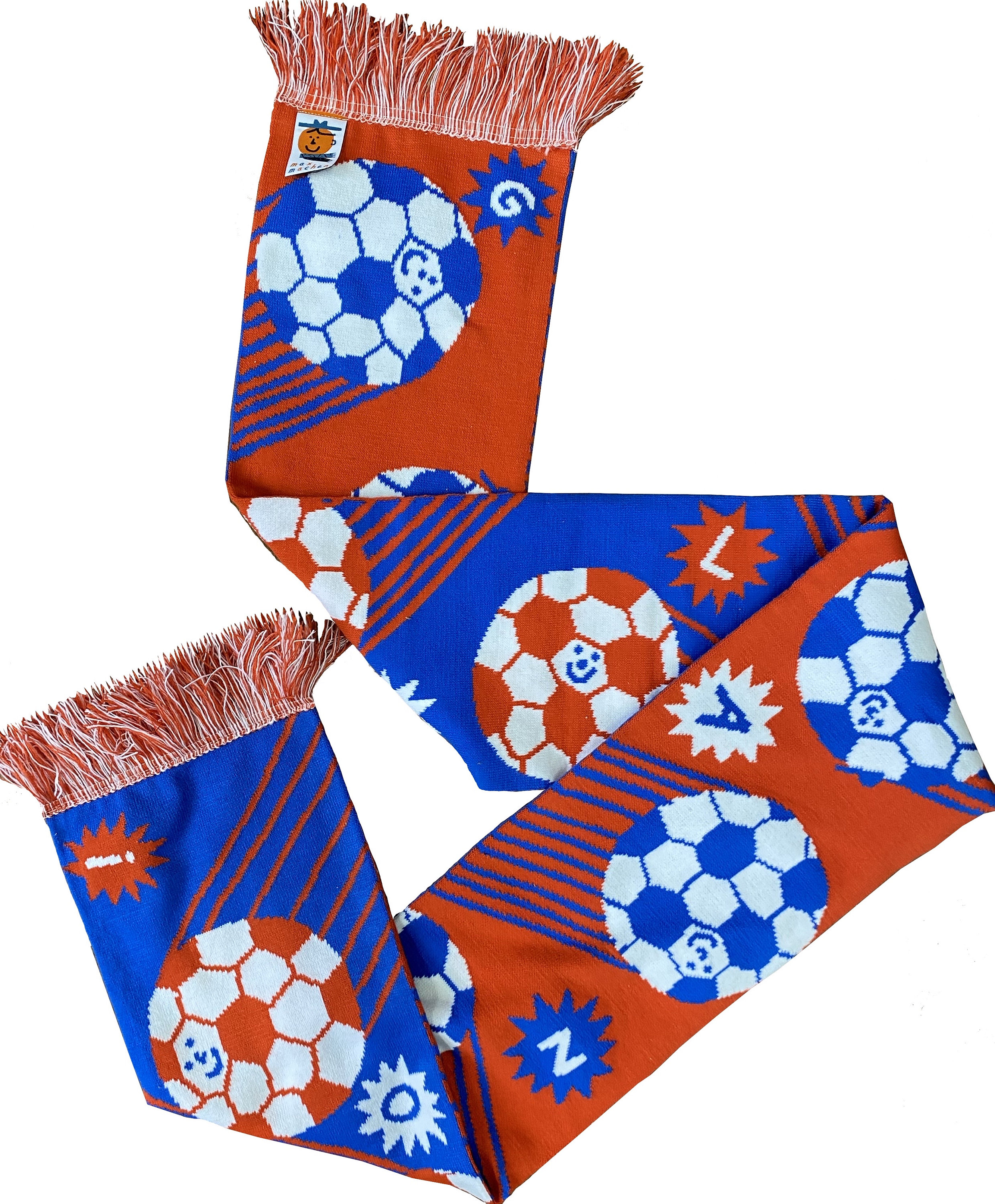 Golazo! Cool Illustrated Football Scarf - Etsy