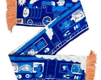 Choo Choo Train illustrated scarf