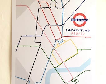 Grande affiche du métro de Londres (A2)