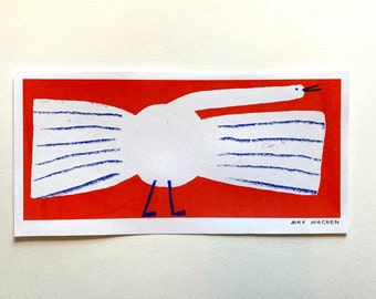 Goose riso print