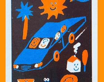 Silly Business A5 Riso print