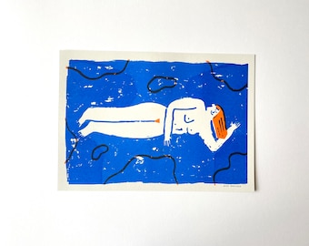 Paint me like one of your french girls A4 Riso Print