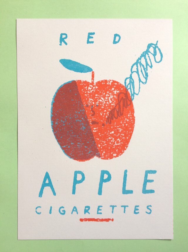 Red apple cigarettes - Etsy 日本