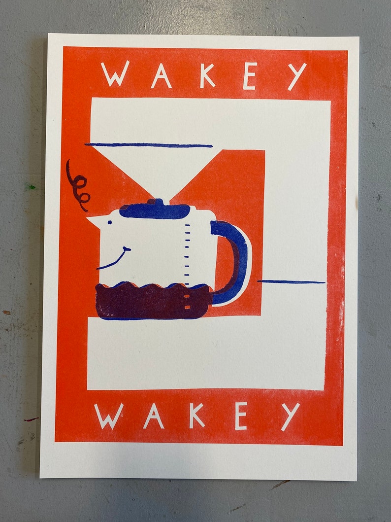Réveillez-vous Risographie A3 2 couleurs pour machine à café image 8