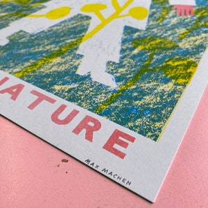 Surround Yourself With Nature A3 riso print image 3