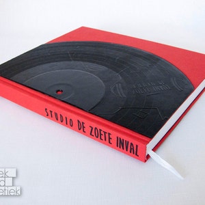 CUSTOMIZABLE - Large Vinyl Record Notebook