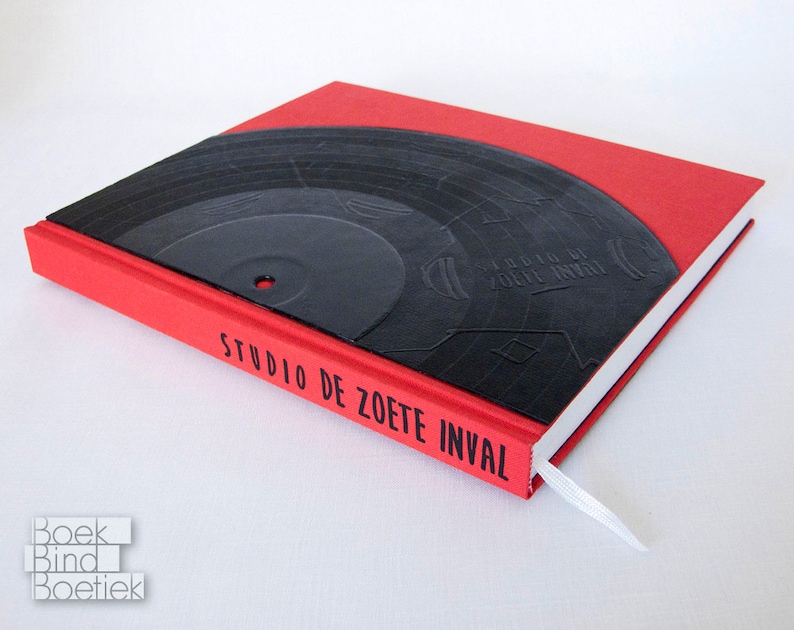 CUSTOMIZABLE Large Vinyl Record Notebook image 1