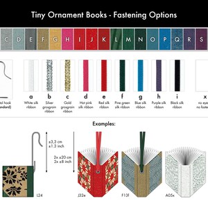 5 tiny handmade books for the Christmas Tree Christmas image 5