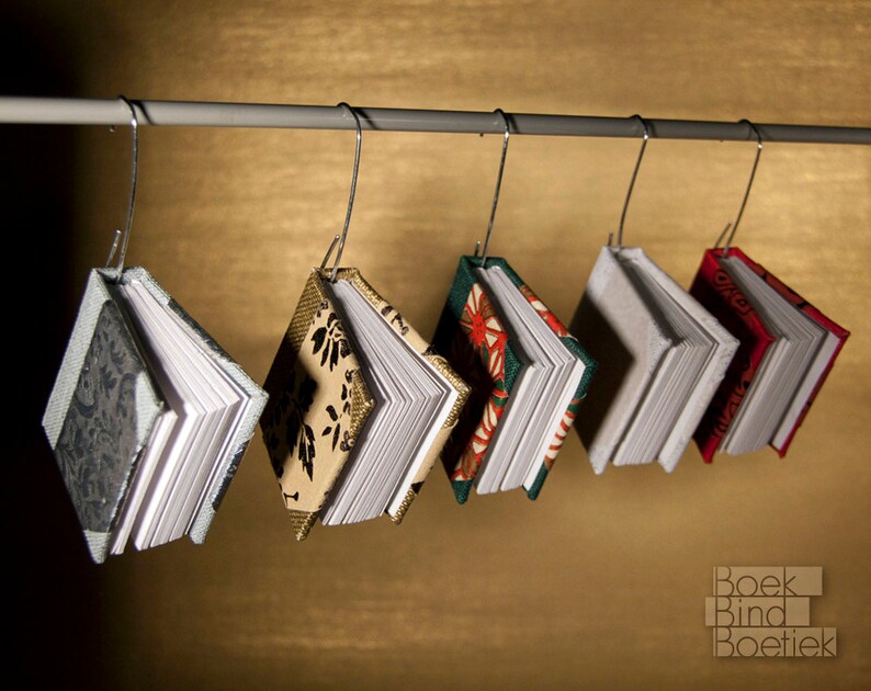 5 tiny handmade books for the Christmas Tree Christmas image 1
