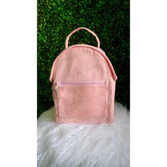 baby pink rucksack