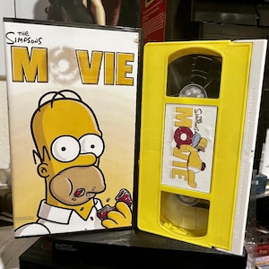 Simpsons Movie VHS “art Piece” - Etsy