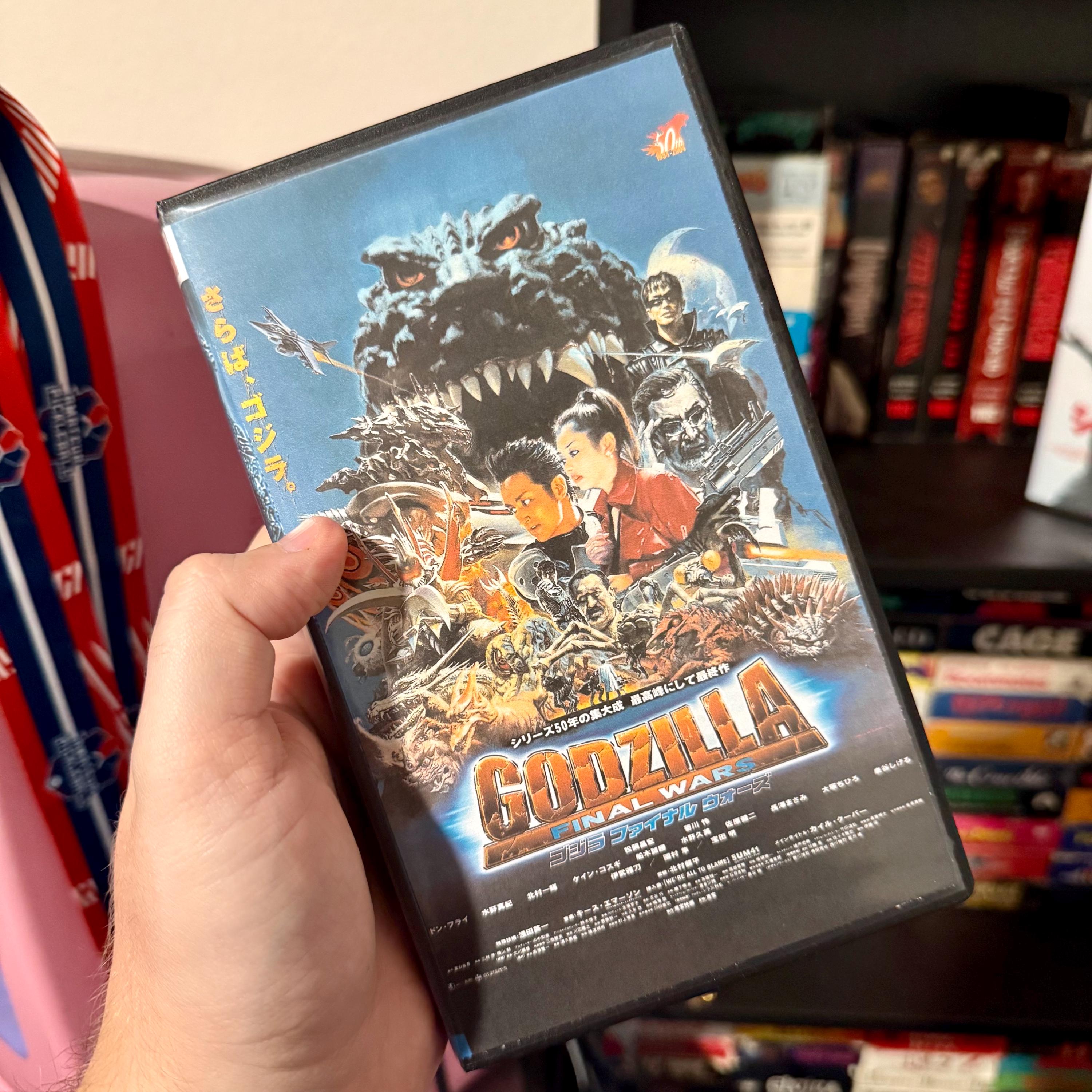 Godzilla Final Wars VHS “artpiece” - Etsy