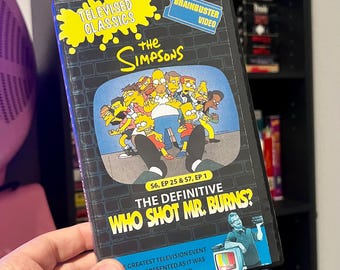 « uvre d'art » VHS mystère de Mr Burns