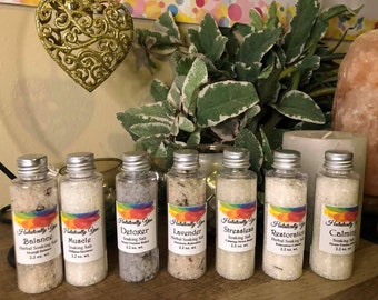 Handcrafted Soaking Salt with Therapeutic Essential Oil