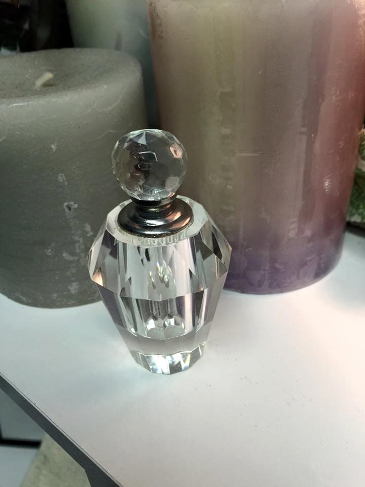 Decorative Glass Vial with Glass Twist Top Etsy