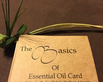 The Basics of Essential Oil Cards