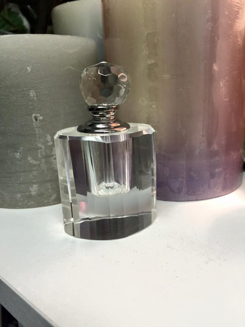 Decorative Glass Vial With Glass Twist Top Etsy