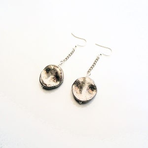 Silver Dangling Earrings, Nickel Free Earrings, Chain Earrings, Gift Ideas, Handmade Earrings, Simple Earrings, Fashion Jewelry,