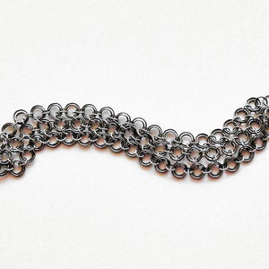 Handmade Chainmaille Bracelet, Chain Bracelet, Cuff Bracelet, Medieval Jewelry, Chunky Bracelet, Unisex Bracelet, Fashion Jewelry, Gift Idea