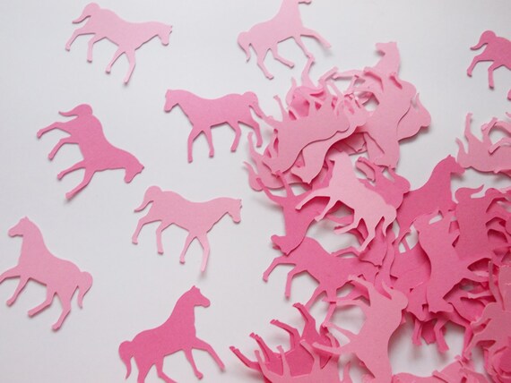 Decoration De Fete De Cheval Confettis De Cheval Rose Etsy Decoration De Fete De Cheval Confettis De Cheval Rose Etsy