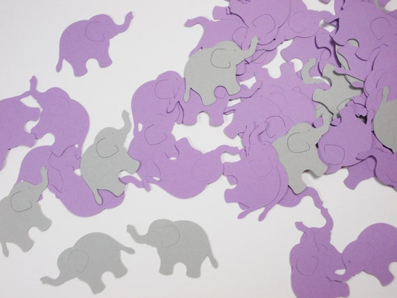 Elephant Baby Shower Elephant Confetti Girl Party Decoration