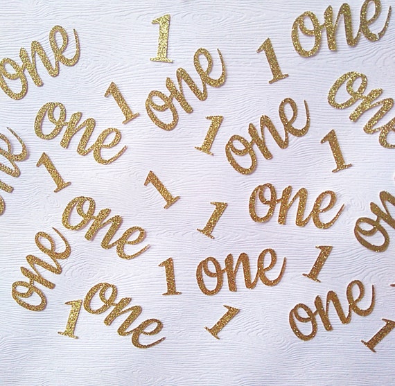 1st Birthday Party Decoration, First Birthday Confetti, Table Decor
